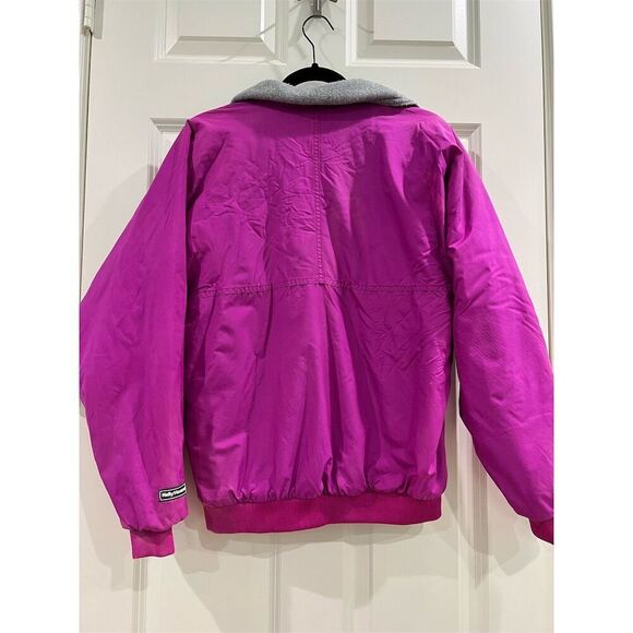 Vintage Helly Hansen Women's Pink Jacket S Fleece-Lined Full Zip - Picture 3 of 8